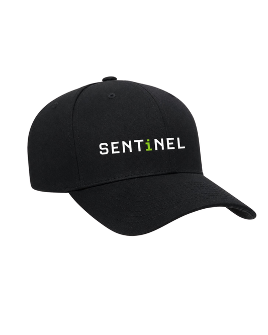 Vinyl Black Snapback Full Cap - SENTiNEL - 5 Day Turn Around