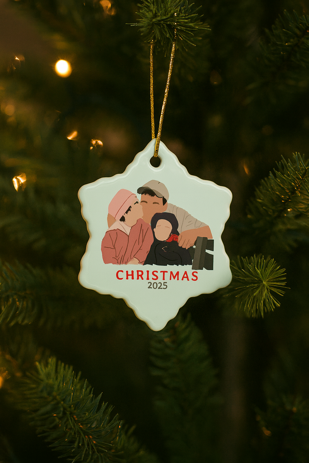 Custom Christmas Tree Ornament