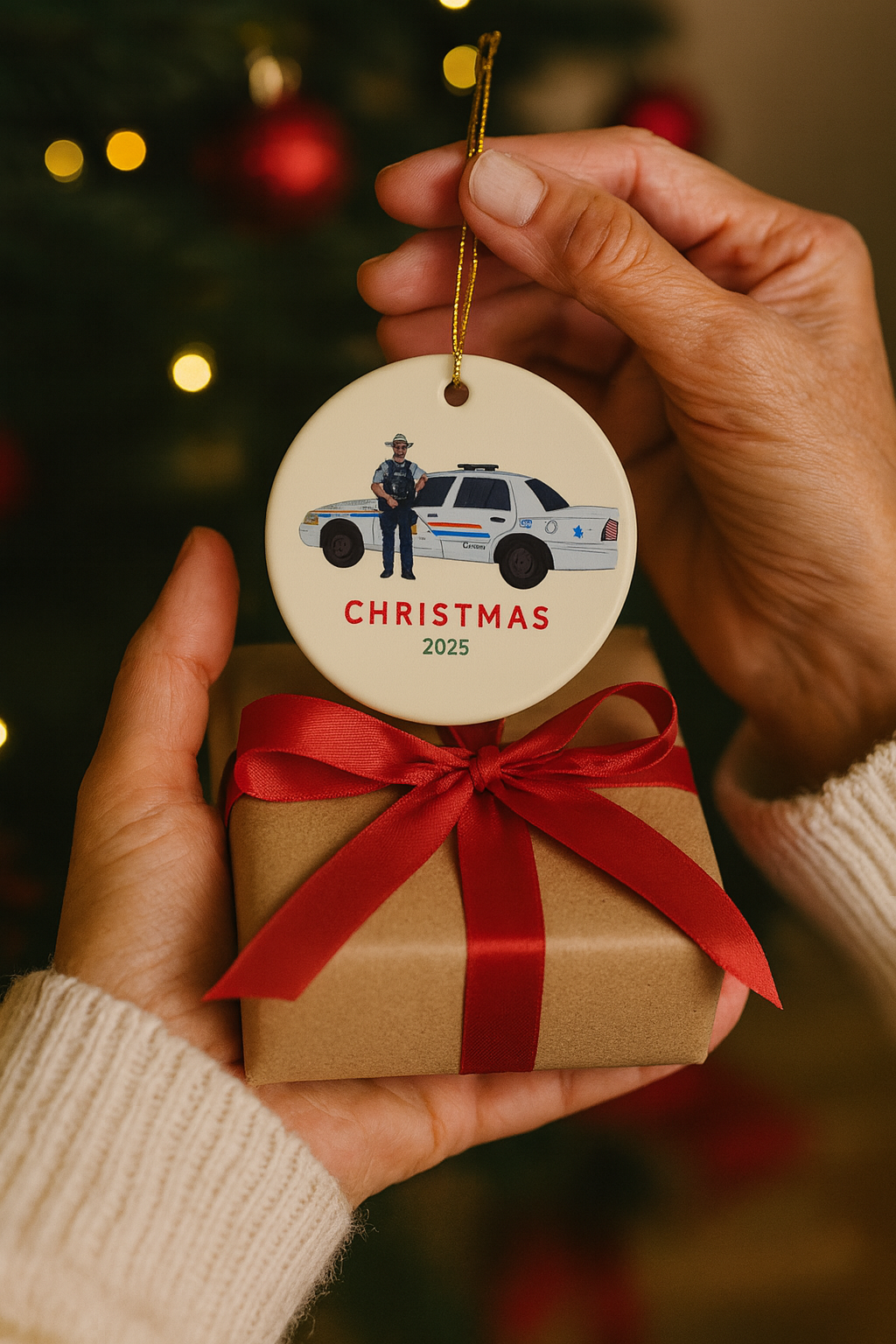 Custom Christmas Tree Ornament