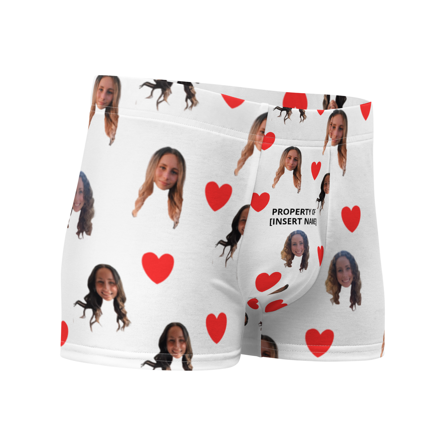Custom Heart & Face Boxers