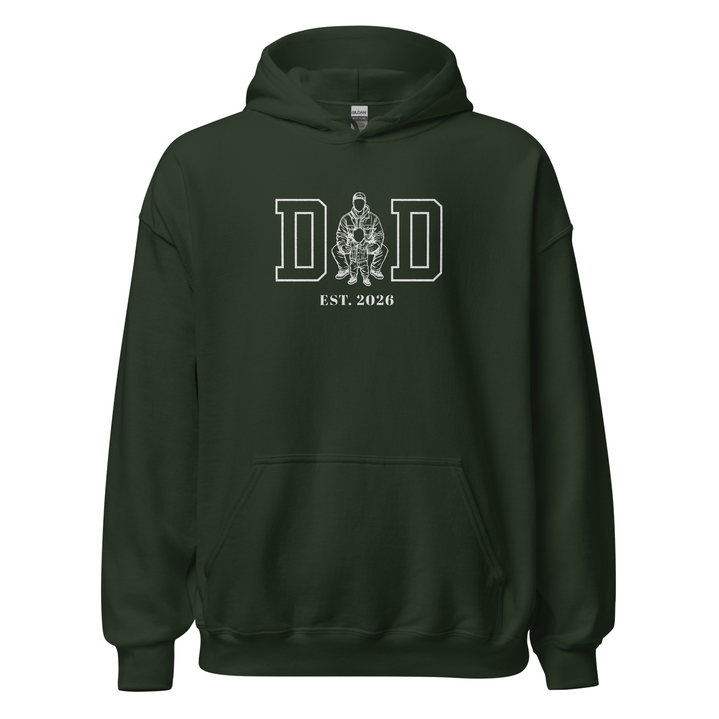 DAD - Custom Image Dad Hoodie