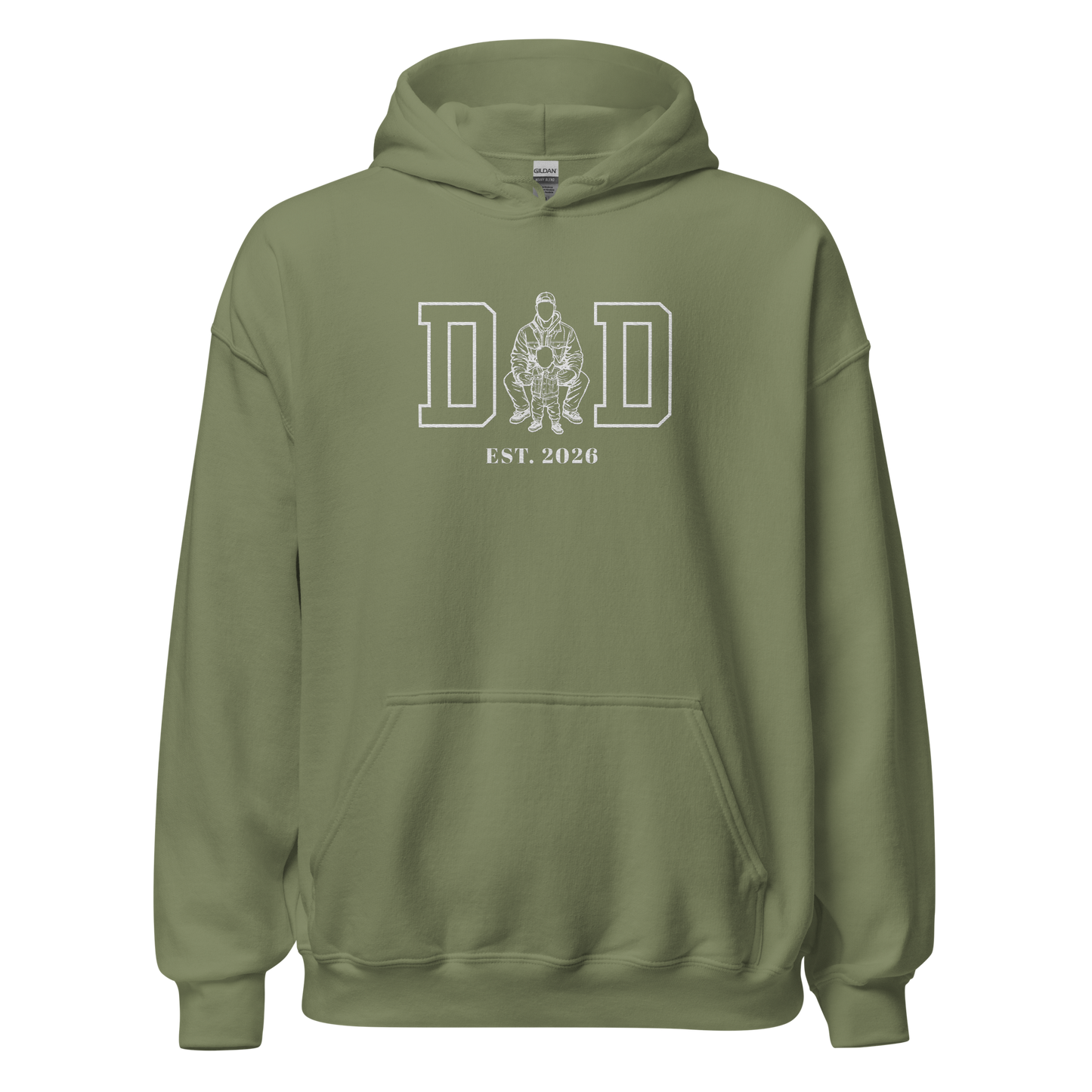 DAD - Custom Image Dad Hoodie