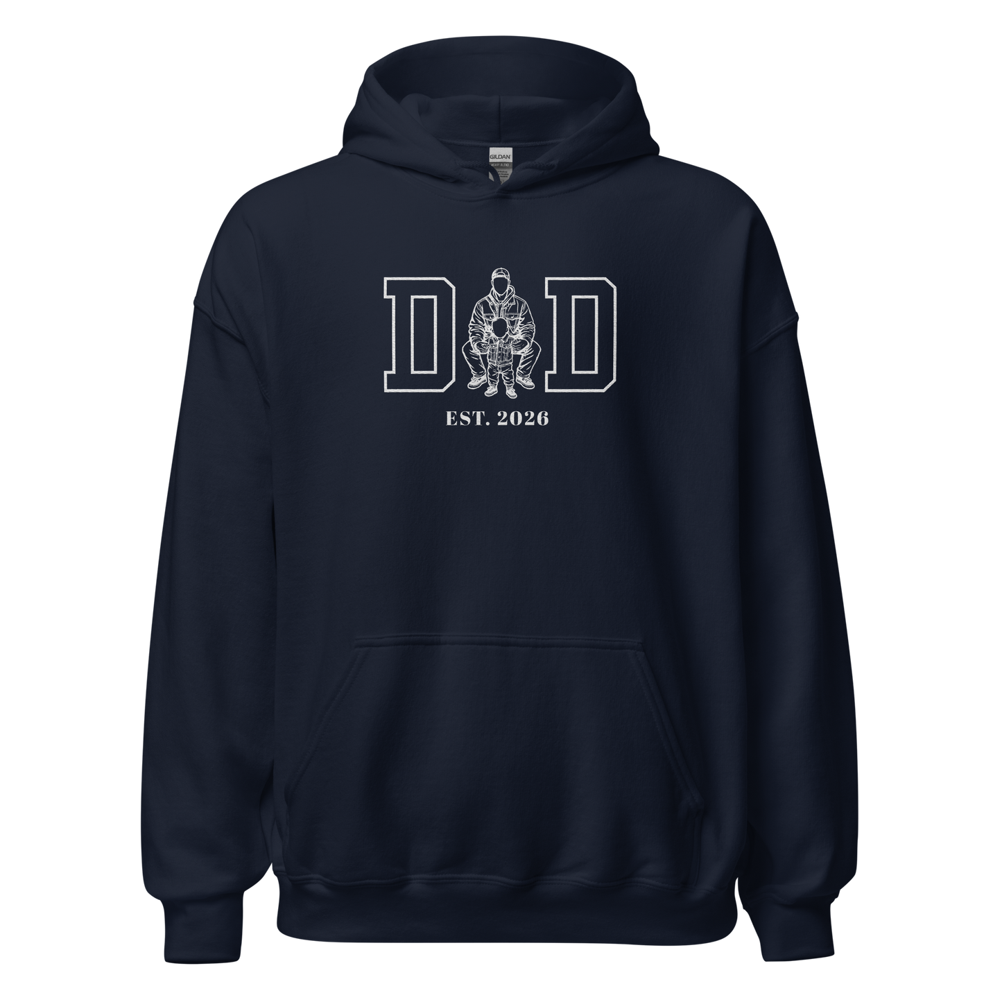 DAD - Custom Image Dad Hoodie